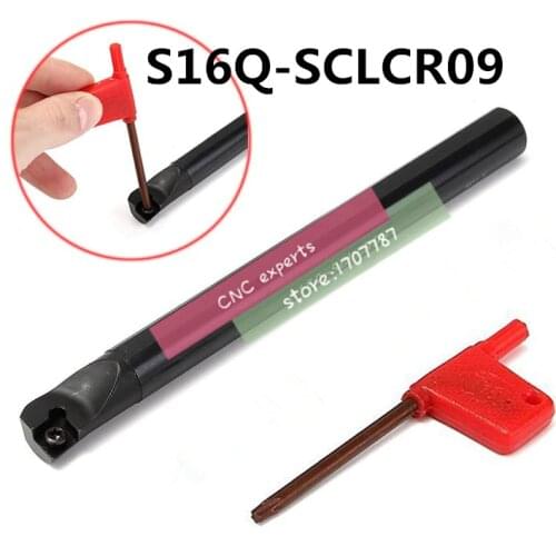 S16Q-SCLCR09 Boring Bar,Internal turning tool,SCLCR/L CNC turning tool holder,Lathe cutting tool,Bar holder for CCMT060204/08