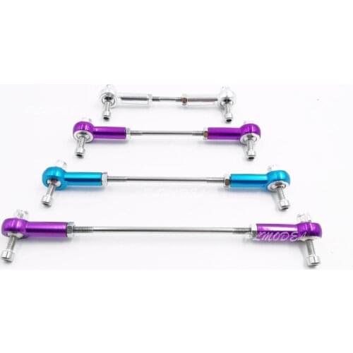 M3 Adjustable Push Rod End Ball Joint Linkage Set Assembly Servo Connecting Rod Stainless Steel for RC Aircraft Boat