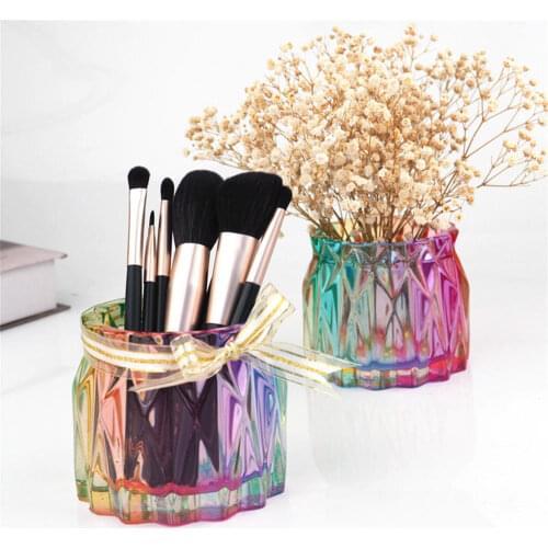 Silicone Mold Dried Flower Resin Decorative Craft Diy Storage Pen Holder Mould Epoxy Resin Concrete Molds Candle Pot Molds