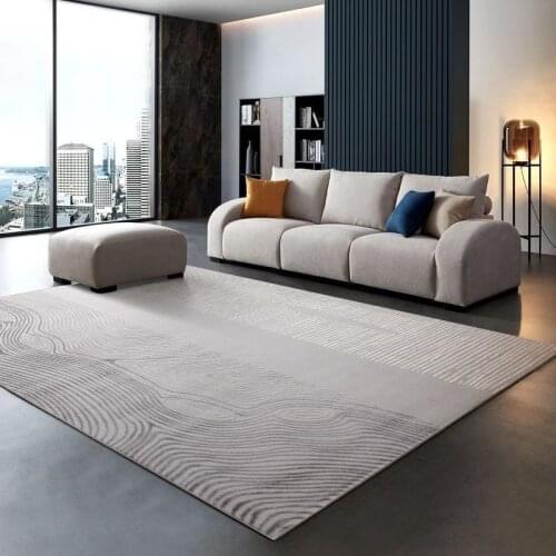 Nordic simple large area carpet living room coffee table floor mat bedroom carpet simple modern light luxury floor mat