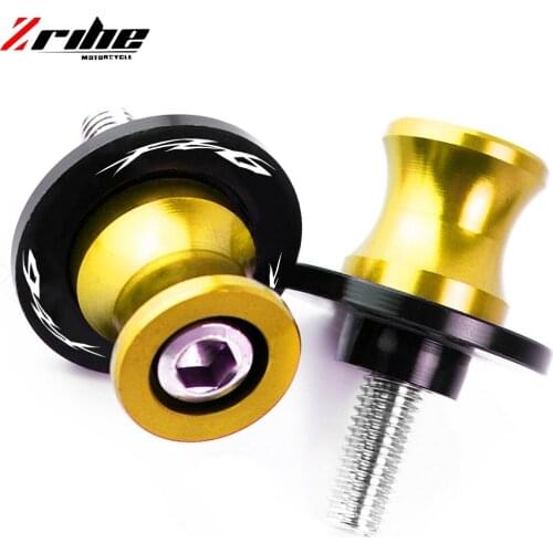 For Yamaha R1 R6 FZ6 FZ 6 FAZER FZ6R FZ 6mm Swingarm Stand Screws CNC Motorcycle Accessories Swing Arm Spools Sliders