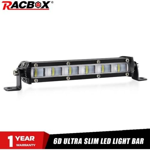 Ultra Slim 6D Lens 7 Inch 18W Led Work Light Bar Offroad Light For Auto 12V 24V ATV 4x4 Off road Car Work Lights Driving Lamps