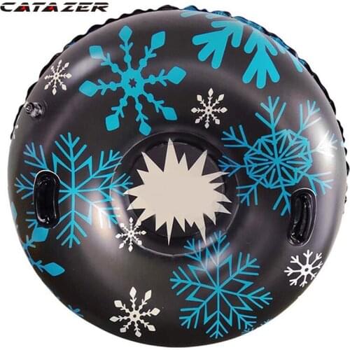 Thickened Ski Circle With Handle High-Quality Inflatable Snow Tubes Attractive Winter Outdoor Skiing Snowboarding Snow Tubes