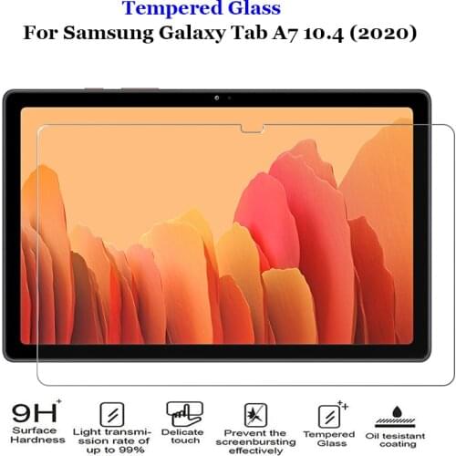 Tempered Glass For Samsung Galaxy Tab A7 10.4 2020 Tablet Screen Protector For Samsung SM-T500 T505 T507 Premium 9H Glass Film