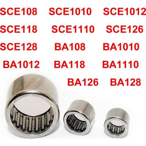 1pc SCE108 SCE1010 SCE1012 SCE118 SCE1110 SCE126 SCE128 BA108 BA1010 BA1012 BA118 BA1110 BA126 BA128 inch needle roller bearing
