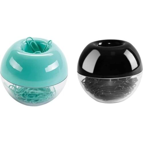 100 Pcs 28Mm Round Magnetic Paper Clips Non Slip Smooth Surface