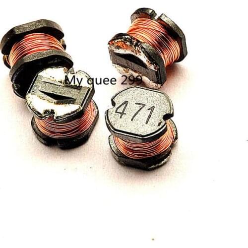 100PCS/lot SMD power inductors CD54 5.8*5*4.5mm 470UH