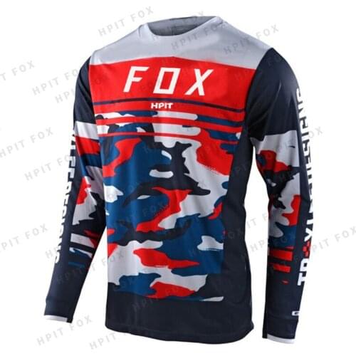 2021 Enduro Motocross Jersey Cycling Mountain Bicycle Quick Drying Jersey Hpit Fox Jersey Bike Jersey MTB Jersey Bikes