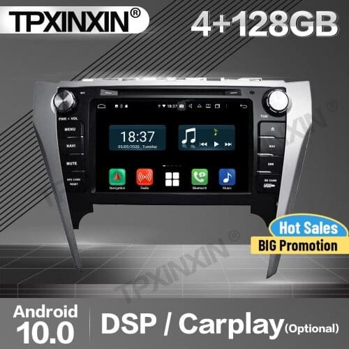 128G Apple Carplay Car Radio 2 Din Stereo Receiver Android For Toyota Camry 2012 2013 DSP GPS Navigation Player Audio Head Unit