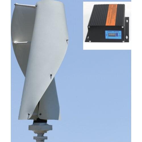 Home use Vertical Wind Turbine 400w 500w 600w 1kw 12v 24v 48v 96v turbine maglev generator with MPPT controller