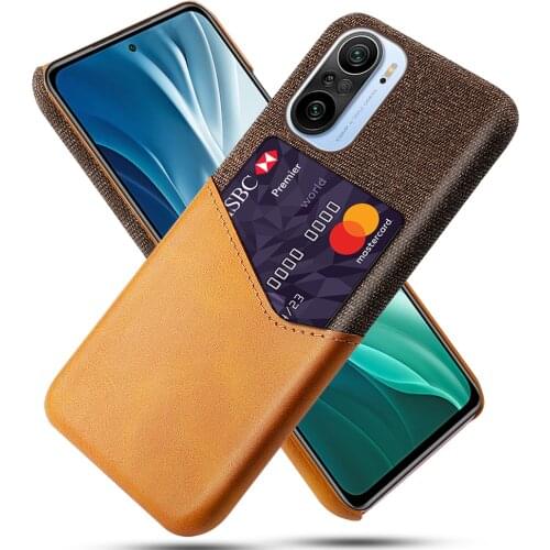 Cloth Texture Card Slot Cover For Xiaomi Mi 11i Funda Luxury Febric Slim Antiskid Case For Xiomi Mi11i 11 i 6.67" 2021 Coque