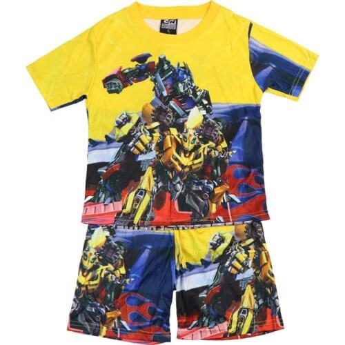 Children Pajamas Boys Nightwear robot Spider Man Cartoon Loungewear Kids Boys Anime Homewear Autumn Sleepwear for Boys 3-8Y