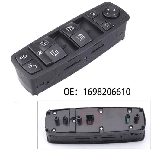 For Mercedes Benz A B GL M R Class W245 W169 A150 B200 X164 2004-2012 Electric Power Window Master Switch A1698206610 1698206610