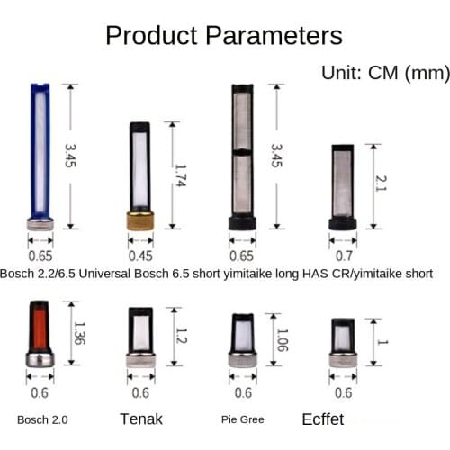 Truck Urea Filter Element Inlet and Return Joint Filter for Bosch Emitec