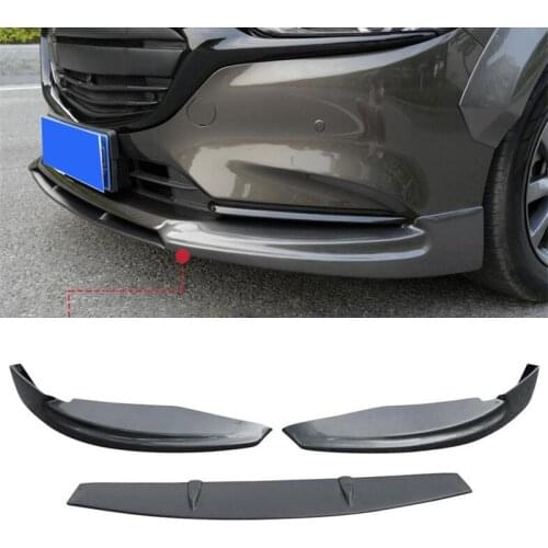 FOR Mazda 6 Mazda6 CAR Spoiler Body Kit 2018 2019 2020 Front Bumper Separator Protective Cover Decoration Refit M6 Accessories
