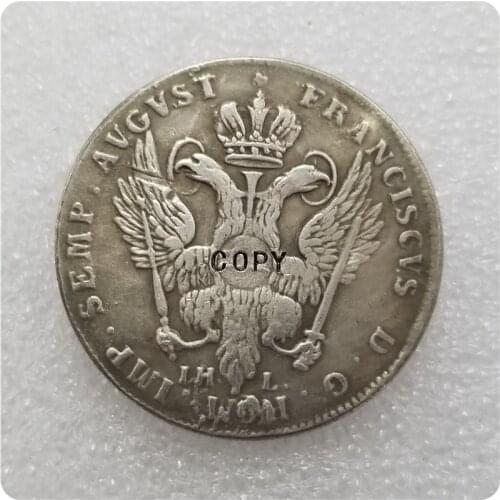 COPY REPLICA 1781 German States Avgust Franciscus 30 Schilling Coin Medal /2 Coin COPY