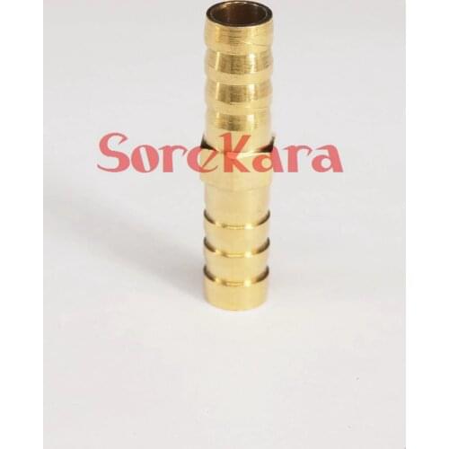 LOT 5 Hose Barb I/D 10mm Brass coupler Splicer Connector fitting for Fuel Gas Water