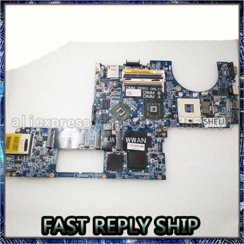 Laptop Motherboard SHELI For Dell Studio XPS 1640 PP35L DA0RM2MBAH0 CN-0P743D 0P743D MAIN BOARD HD3670 notebook pc DDR3 test ok