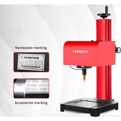 Metal Marker Automatic Marking Engraving Machine Metal Fitting Tag Aluminum Signs Stainless Steel Nameplate Tag Engraver Printer