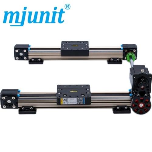 Mjunit slide module linear high-speed servo motor used synchronous belt guide manipulator for mask manufacturing machine