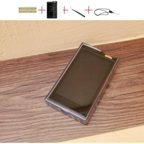 Soft Cover Crystal TPU Clear Case for Lotoo Paw 6000 Paw6000 With Front Screen Protector Tempered Glass