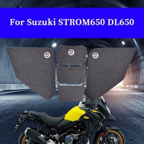 Motorcycle Fuel Tank Knee Brace Traction Side Protector Pad Anti-skid Moto 3M Decal Protector Sticker for Suzuki V-STROM DL650