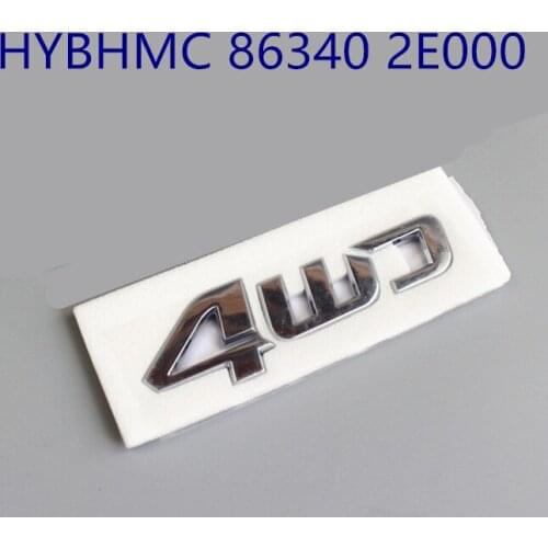 Genuine Rear Trunk 4WD Logo Emblem For Hyundai Tucson 2005-2009 863402E000