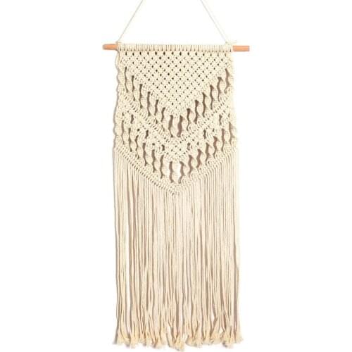 Woven Wall Hanging Boho Chic Bohemian Room Geometric Tapestry Art Beautiful Room Decoratio