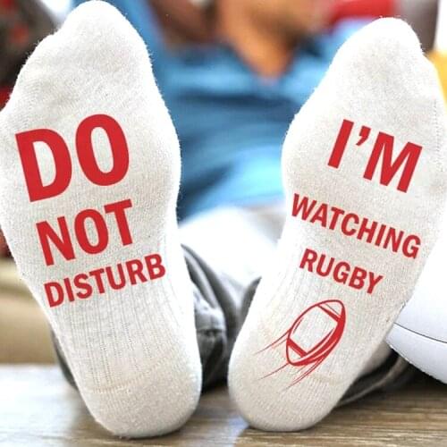 Gift For Boyfriend Cotton Letter Socks Party Favor Anniversary Gift Valentines Day Present For Man