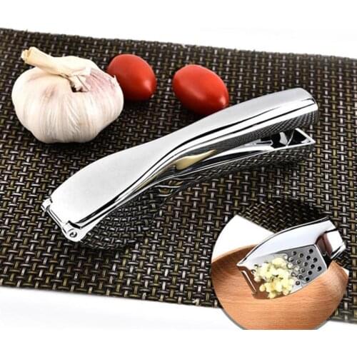 Garlic Press High Quality Stainless Steel Vegetable Crusher Garlic Presses Home Kitchen Tool Kitchen Squeeze Tool