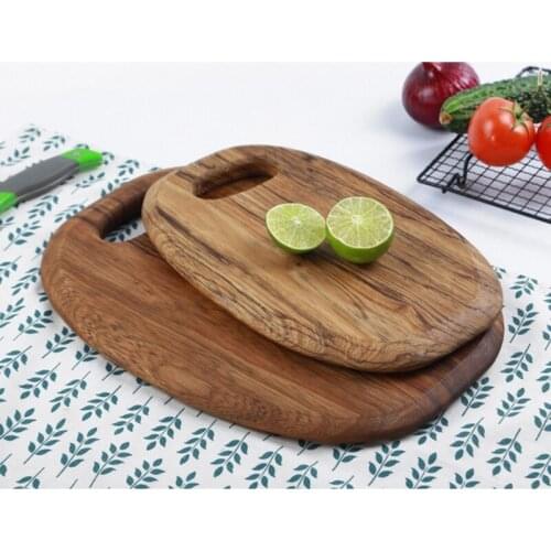 Solid Wood Cutting Board Pizza Cheese Charcuterie Steak Bread Meats Serving Board for Kitchen Chopping Boards