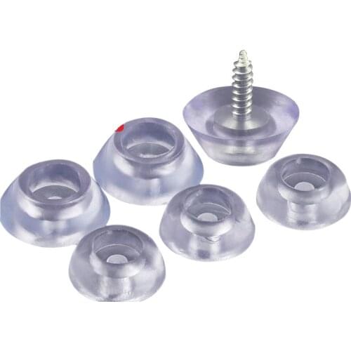 Silicone Furniture Leg Mat Soft Non-slip Floor Protector Wear-resistant Silent Feet Pads for Hardware Furniture Cabinet Feet Cup