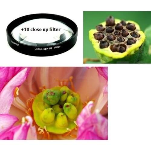 SLR/DSLR Camera Marco Close-up Close Up+1+2+4+8+10 Lens Filter For Canon Nikon Sony pentax 46mm 49mm 55mm 58mm 62mm 67mm 72mm