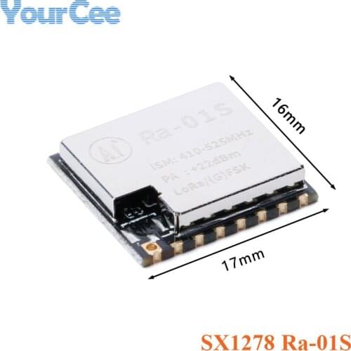 SX1278 Ra-01S LoRa RF WIFI Wireless Module Radio Frequency Module 3.3V SPI Interface 433MHz Ra-01 SMD16 Support FSK GFSK MSK OOK