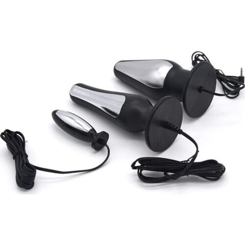 Adult Products Toys Anal Vaginal Plug Butt Plug Electric Shock Sex Toys for Men Women G-spot Massager Exotic Accessories