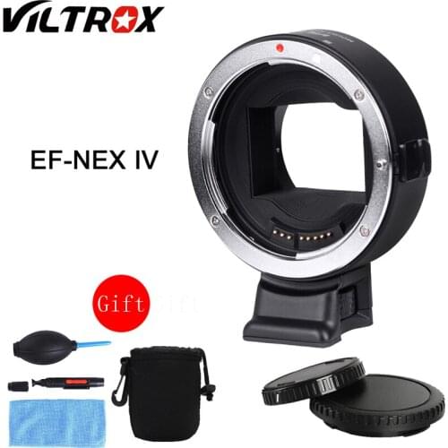Viltrox EF-NEX IV Auto Focus Lens Adapter for Canon EOS EF EF-S Lens to Sony E NEX Full Frame A7 A7R A7SII A6300 A6000 NEX-7