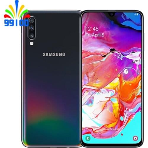 Refurbished Unlocked Cell Phone Samsung Galaxy A70 6.7inch 6GB+128GB Dual Sim Octa Core Snapdragon 675 (11 nm)