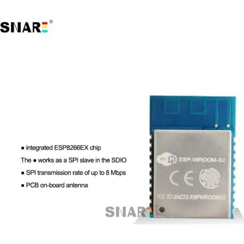 1PCS Espressif Systems ESP-WROOM-S2 ESP8266EX Module (16Mbit) SPI Interface