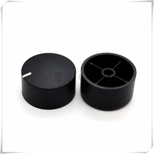 1 Pieces Plastic Half Shaft Knob Diameter 36mm Height 20mm Potentiometer Encoder Knob 270 Degree D-Shaped Inner Hole 6mm