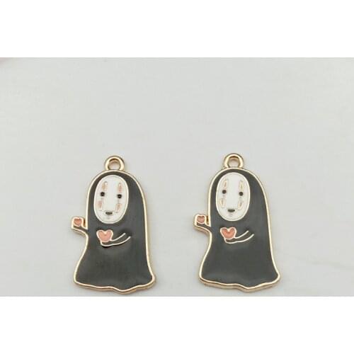 10pcs Diy enamel Spirited away man boy charms metal alloy pendant for bracelet/earring/necklace metal handmade jewelry making