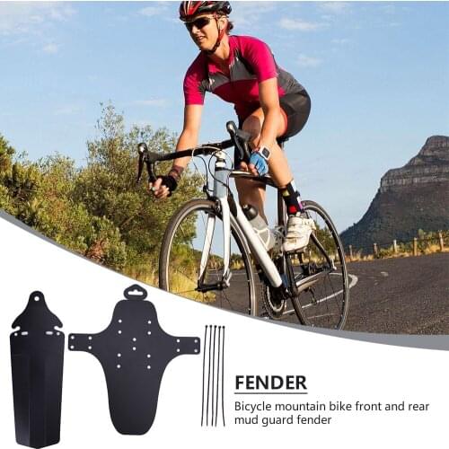 2Pcs Bicycle Bike Front Rear Mudguard Fenders Road Cycling Mountain MTB New Light weight easy to assemble bike accessories