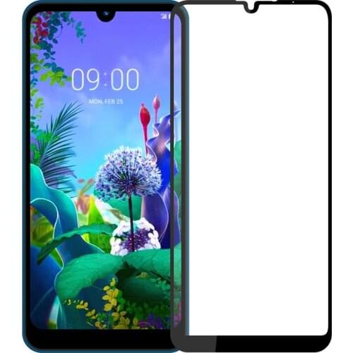 3D Full Coverage Tempered Glass Screen Protector Film Edge to Edge Protection for LG K50 / LG Q60 / LG K12 Max