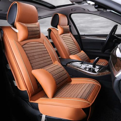 Automobile summer ice silk cool car cushion set 5 colors for Agila Vectra Zafira Astra GTC PAGANI ZONDA SAAB Spyker RAM HUMMER