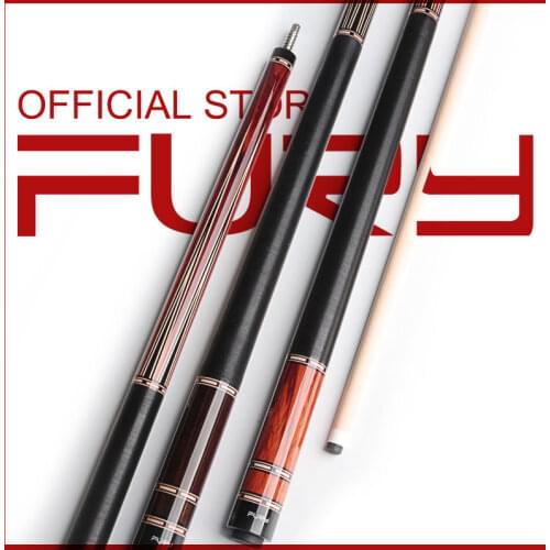 Fury Billiard Pool Cue Stick New Arrival Tecnologia North America Maple Shaft Center Joint Ebony Inlay Butt Handmade Billar Kit