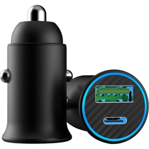 Fast USB Charger Quick Charge3.0 Type-C PD Fast Charging for iPhone12 Samsung 2ports USB Charger with QC3.0 Phone Travel charger