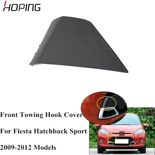 Hoping Front Bumper Towing Hook Cover Case For Ford Fiesta Hatchback Sport Models 2009 2010 2011 2012 Base Color 8A61-12A989