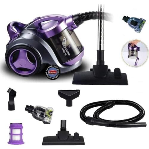 Vacuum cleaner cyclonic without bag filter HEPA nozzle animals included