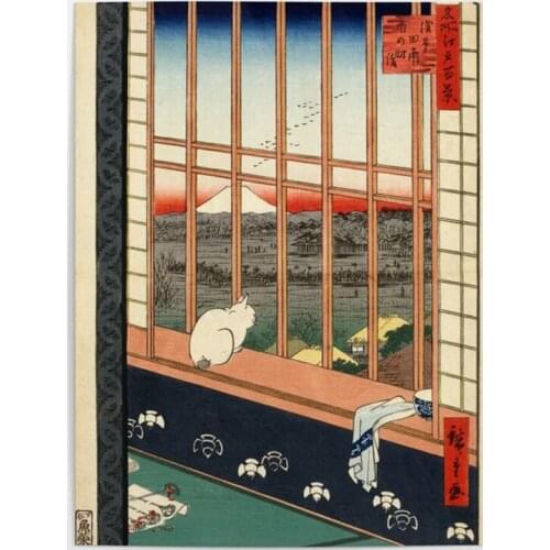 HD Prints Asakusa Ricefields Canvas Painting Wall Art Modular Torinomachi Festival Poster Home Decoration For Living Room Frame