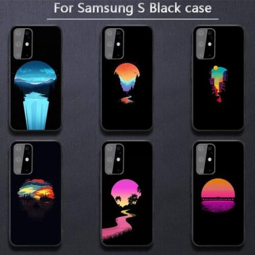 Beautiful Sunset landscape Phone Case for Samsung S6 S7 edge S8 S9 S20 S21 S30plus ultra S21/S30 S10-5G lite 2020 S10E