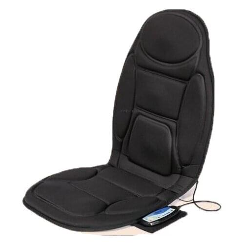 Vital Physio Massage Chair Seat Massager Heat Vibrate Cushion Back Neck Chair Car Pain massager massageador +The adapter